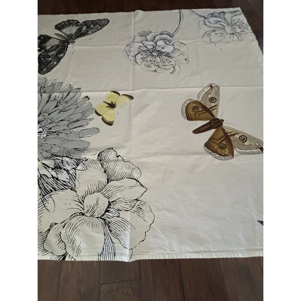 West Elm Butterfly Shower Curtain 72”x74”